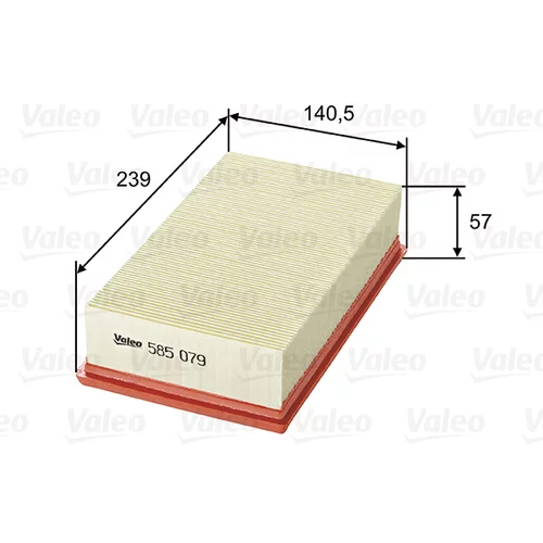 Vzduchový filter VALEO 585079