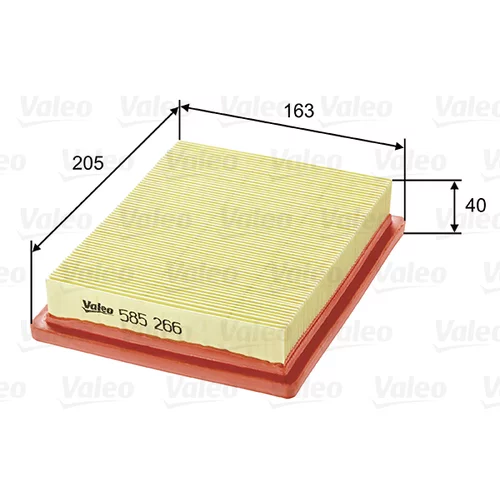 Vzduchový filter VALEO 585266