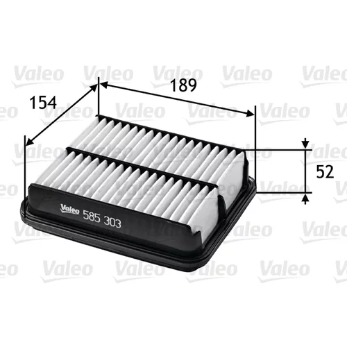 Vzduchový filter VALEO 585303