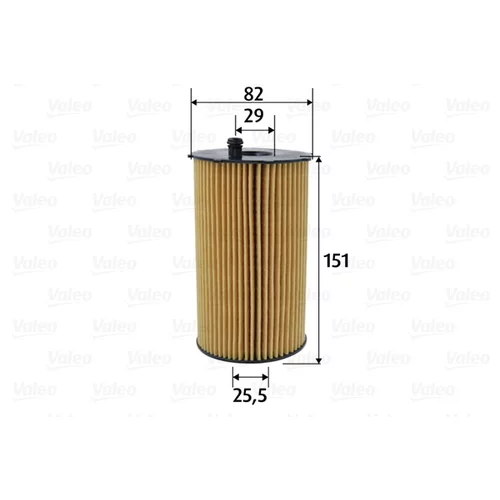 Olejový filter VALEO 586601