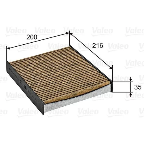 Filter vnútorného priestoru 701026 /VALEO/