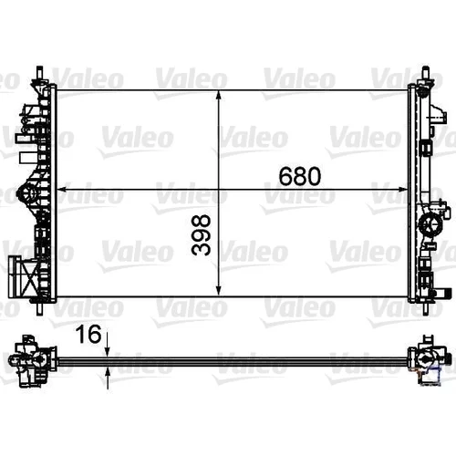 Chladič motora VALEO 735485