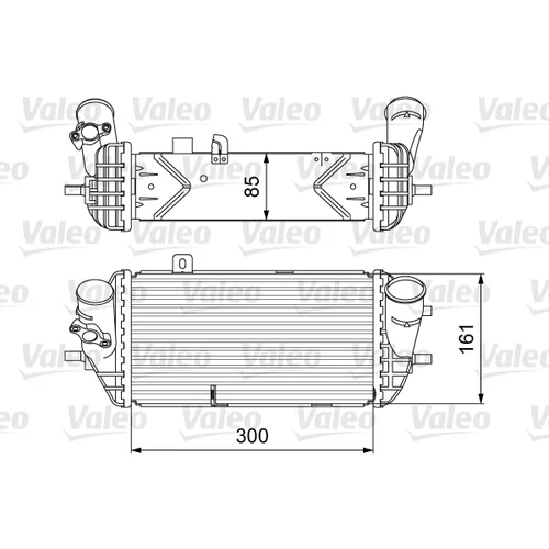 Chladič plniaceho vzduchu VALEO 818637