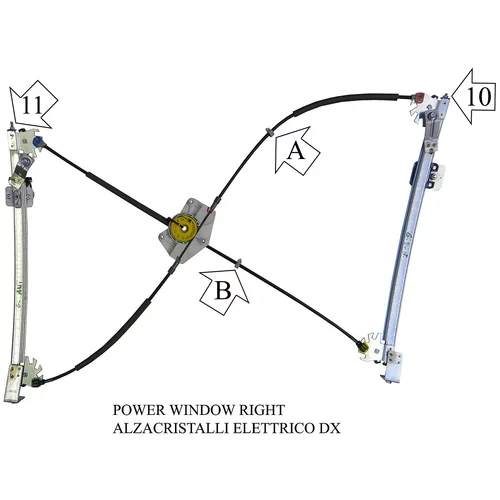 Mechanizmus zdvíhania okna VALEO 852589