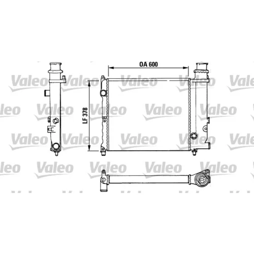 Chladič motora VALEO 883773