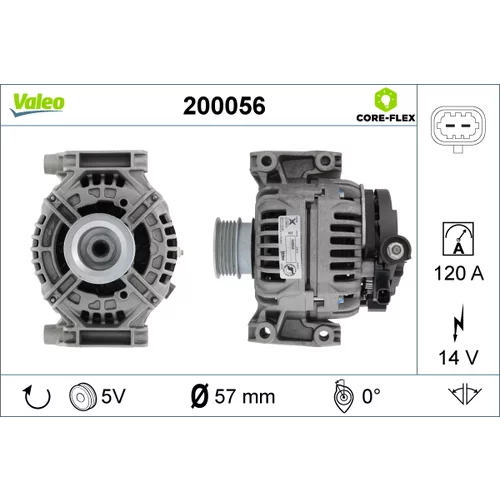 Alternátor VALEO 200056