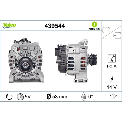 Alternátor VALEO 439544