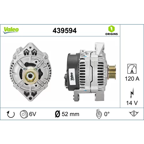 Alternátor VALEO 439594