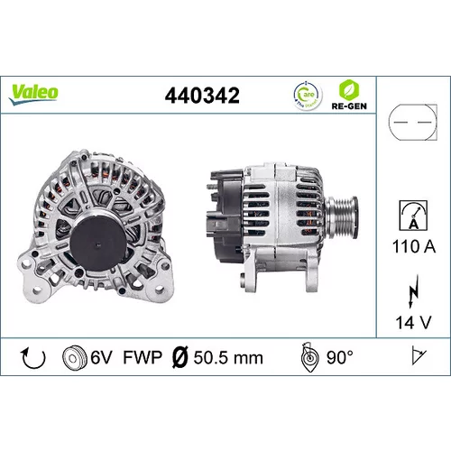 Alternátor VALEO 440342