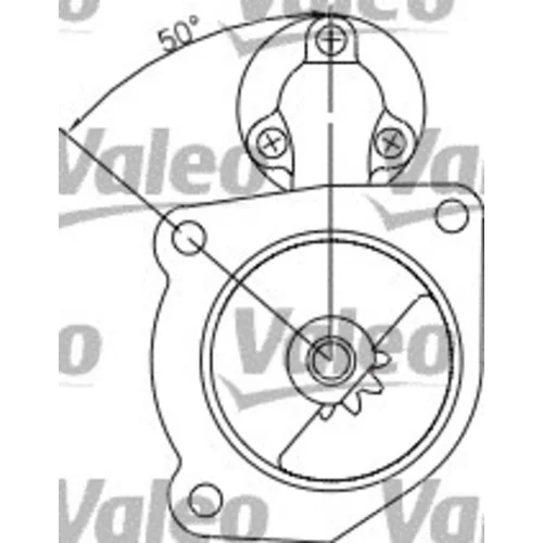 Štartér VALEO 455516 - obr. 1