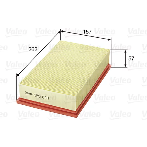 Vzduchový filter VALEO 585040