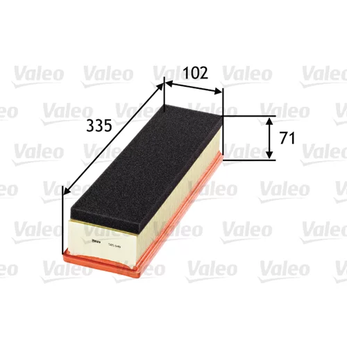 Vzduchový filter VALEO 585049