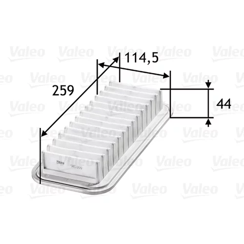 Vzduchový filter VALEO 585059