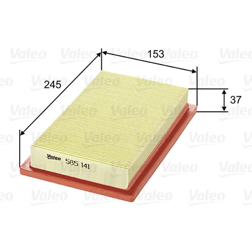 Vzduchový filter VALEO 585141