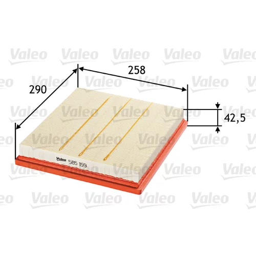 Vzduchový filter VALEO 585159