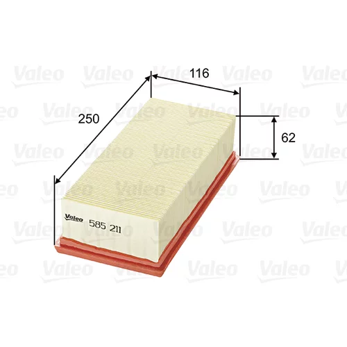 Vzduchový filter VALEO 585211