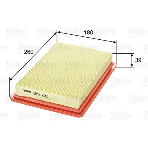 Vzduchový filter VALEO 585235