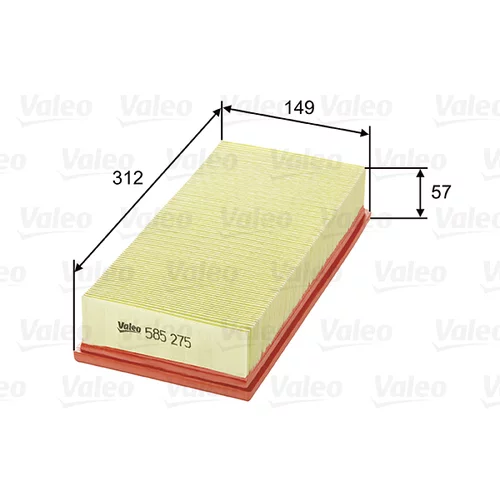 Vzduchový filter VALEO 585275