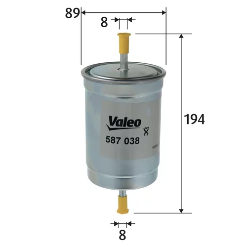 Palivový filter VALEO 587038