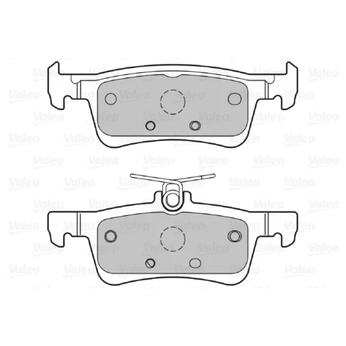 Sada brzdových platničiek kotúčovej brzdy VALEO 601408 - obr. 1
