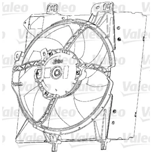 Ventilátor chladenia motora VALEO 696238