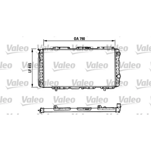 Chladič motora VALEO 730997