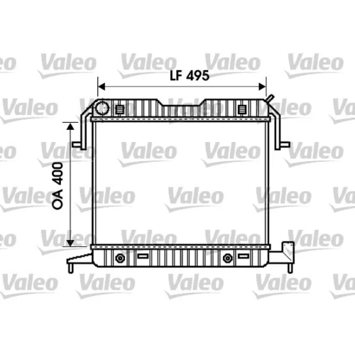 Chladič motora VALEO 732703