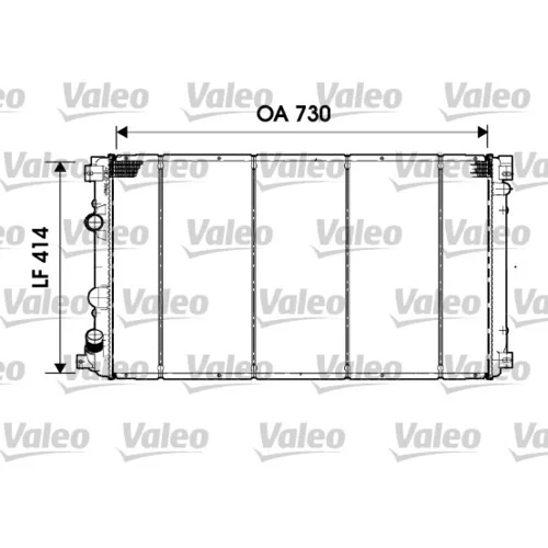 Chladič motora VALEO 732919