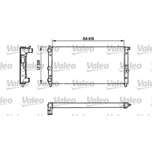 Chladič motora VALEO 811067