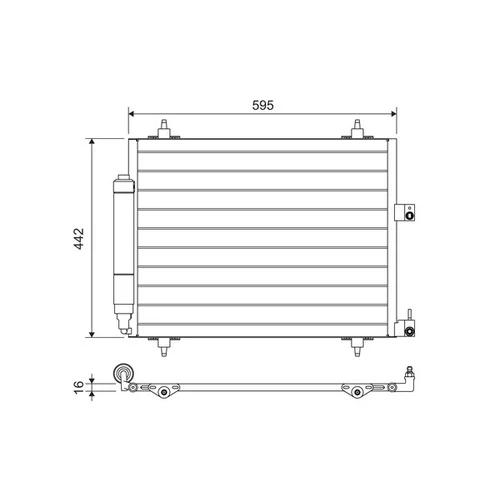 Kondenzátor klimatizácie VALEO 817579