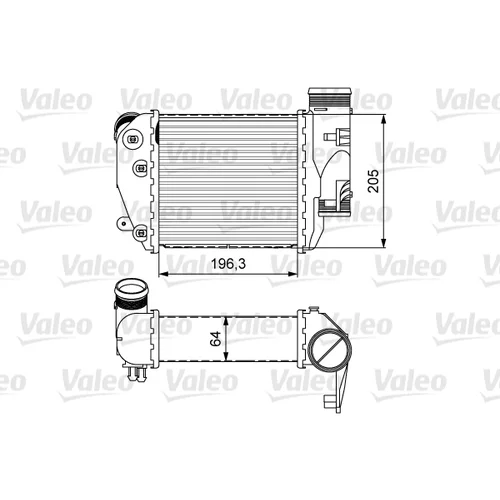 Chladič plniaceho vzduchu VALEO 818610