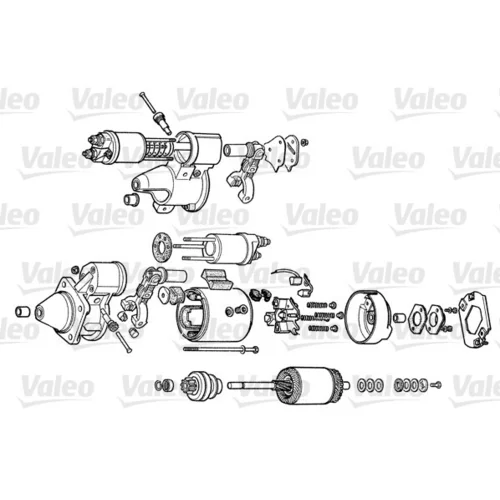 Štartér VALEO D8E157