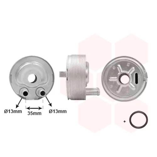 Chladič motorového oleja VAN WEZEL 13003443