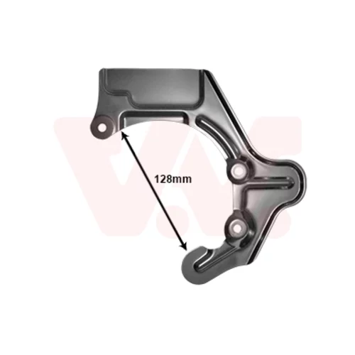 Ochranný plech proti rozstreku, Brzdový kotúč VAN WEZEL 5824371