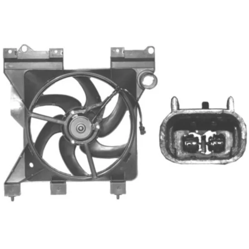 Ventilátor chladenia motora VAN WEZEL 0956746