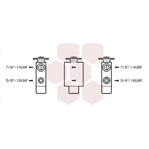 Expanzný ventil klimatizácie VAN WEZEL 30001101