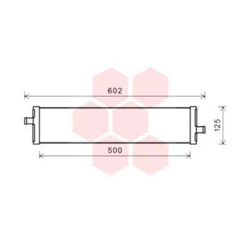 Chladič motora VAN WEZEL 58002312
