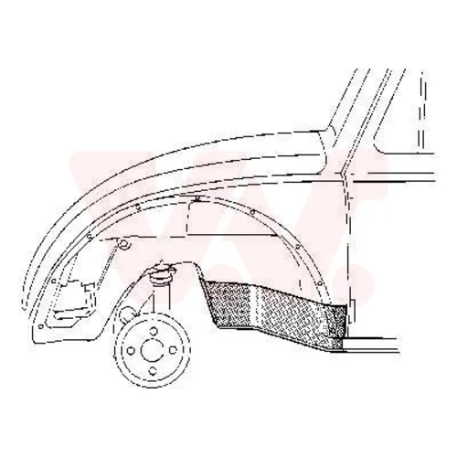 Podblatník VAN WEZEL 5801.08