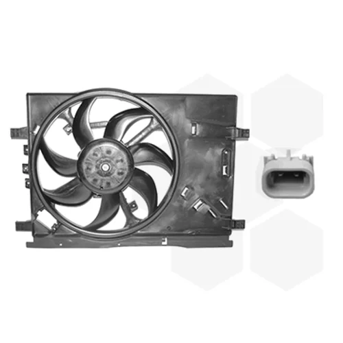 Ventilátor chladenia motora VAN WEZEL 1624747