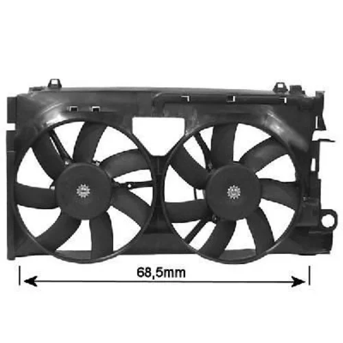 Ventilátor chladenia motora VAN WEZEL 0936749