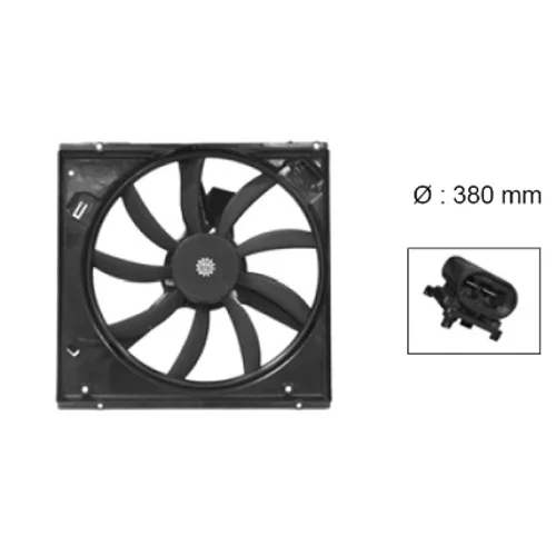 Ventilátor chladenia motora VAN WEZEL 4342748