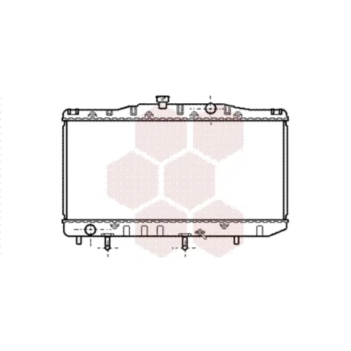 Chladič motora VAN WEZEL 53002048