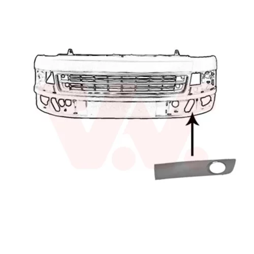 Vetracia mriežka v nárazníku VAN WEZEL 5790493