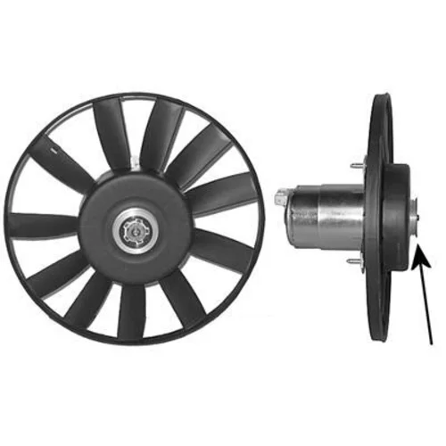 Ventilátor chladenia motora VAN WEZEL 5880745