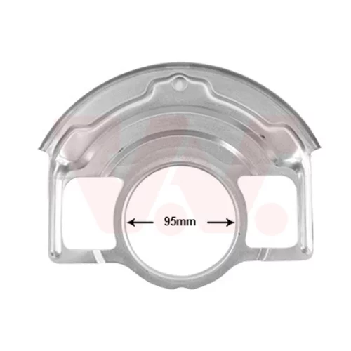 Ochranný plech proti rozstreku, Brzdový kotúč 3352371 (VAN WEZEL)