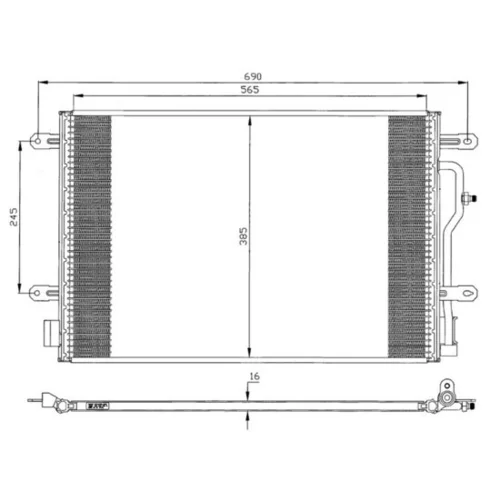 Kondenzátor klimatizácie WAECO 8880400262 - obr. 1