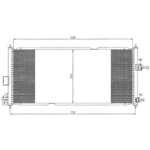 Kondenzátor klimatizácie WAECO 8880400275 - obr. 1