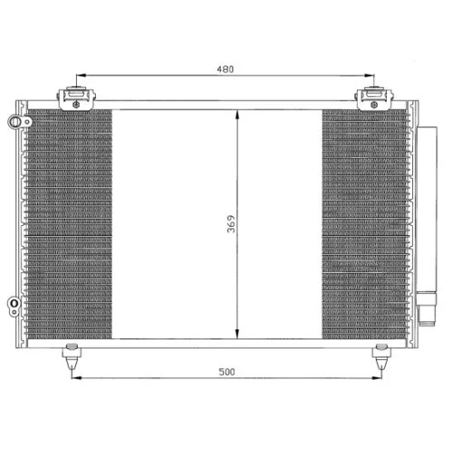 Kondenzátor klimatizácie WAECO 8880400374 - obr. 1