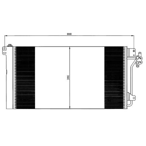 Kondenzátor klimatizácie WAECO 8880400387 - obr. 1