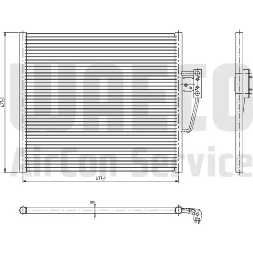 Kondenzátor klimatizácie WAECO 8880400187 - obr. 1